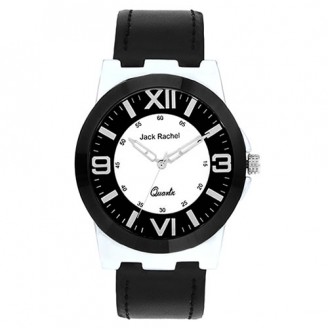 Analogue Black And White Dial Watch Gifts for him Delivery Jaipur, Rajasthan